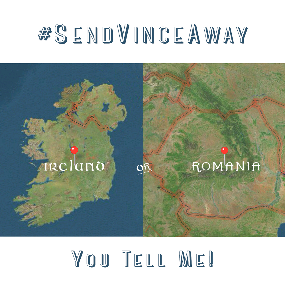 #SendVinceAway – Choose my next travel destination